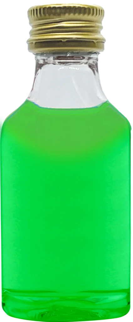 Alcoholvrije groene shotjes