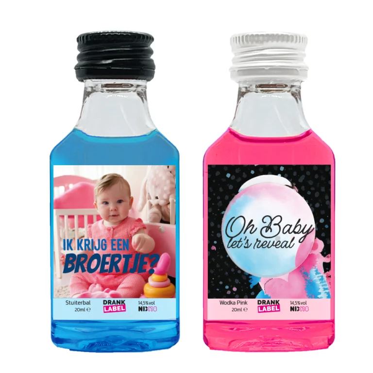 Combi shotjes gender reveal