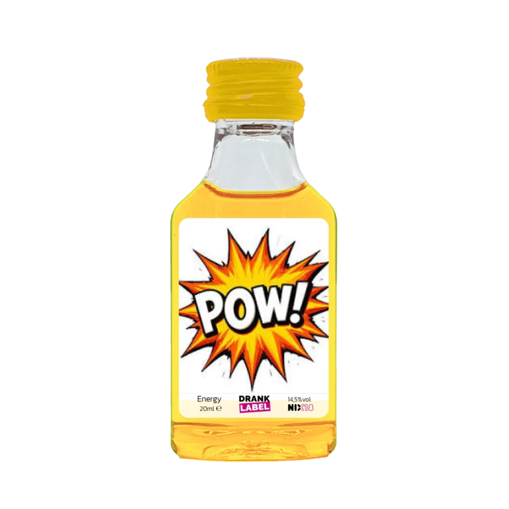 Pow lekker geel shotje